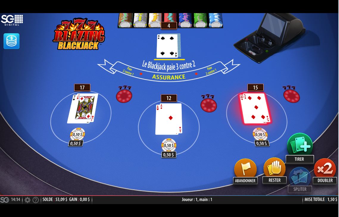 Blazing 7s Blackjack carousel image 1