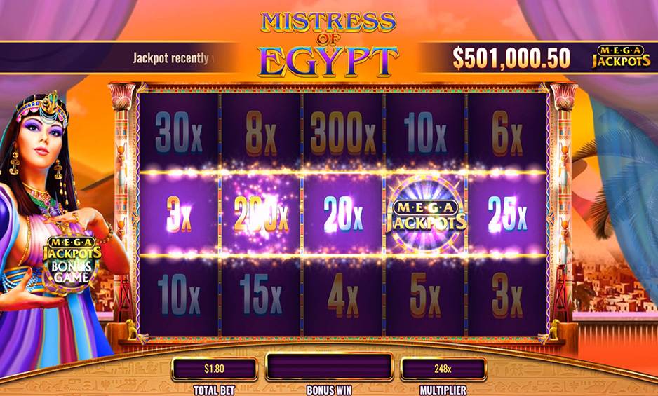 MegaJackpots Mistress of Egypt carousel image 5