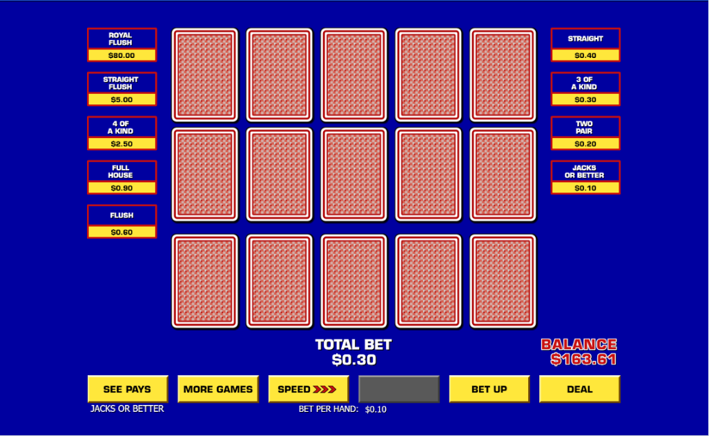 Triple Play Draw Poker carousel image 1